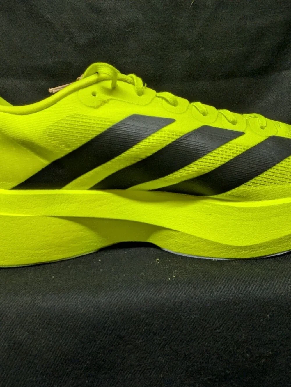 Adidas Adizero EVO SL Woven Shoes, Size 10.5, solar Yellow